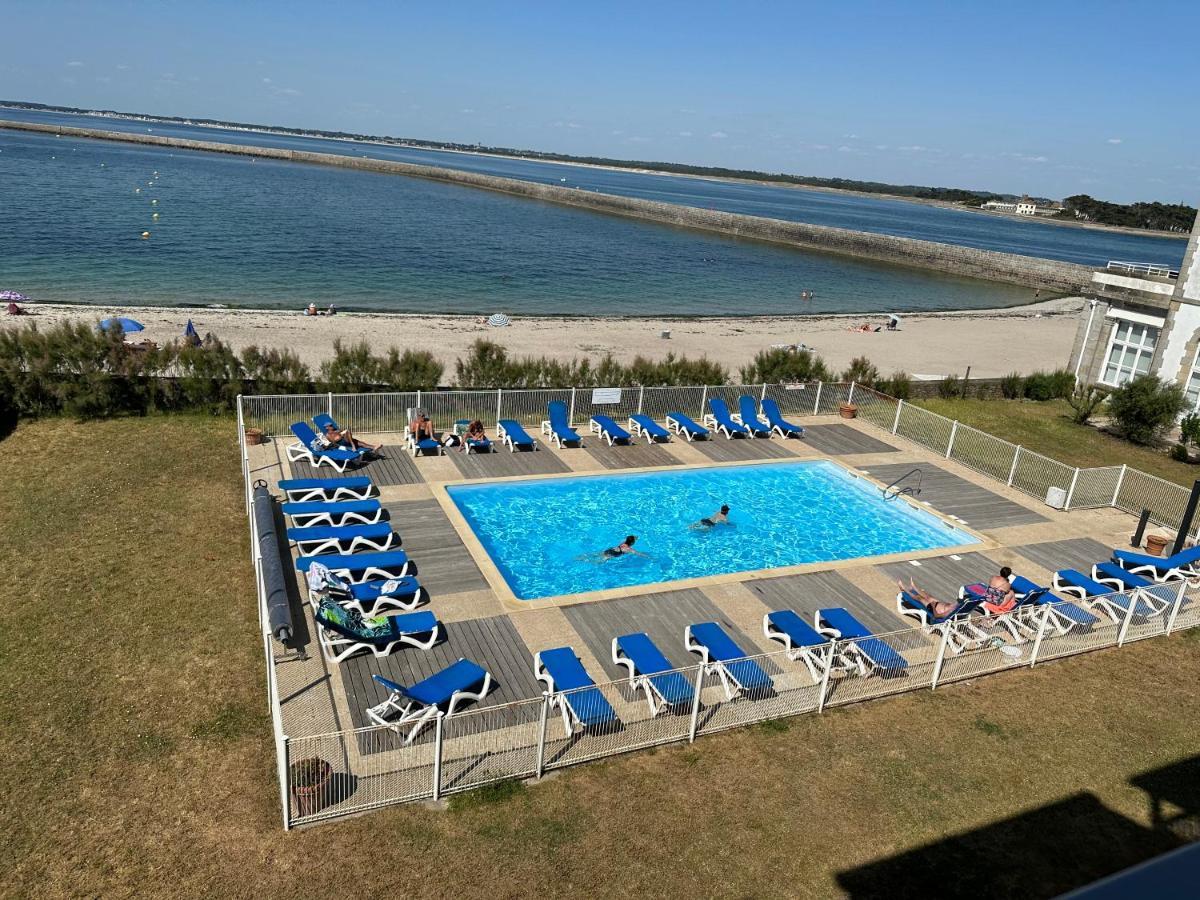 Appartement Face Mer Le Croisic , Piscine Privee Et Plage Bagian luar foto